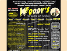 Tablet Screenshot of floorsandingbywoodys.co.za